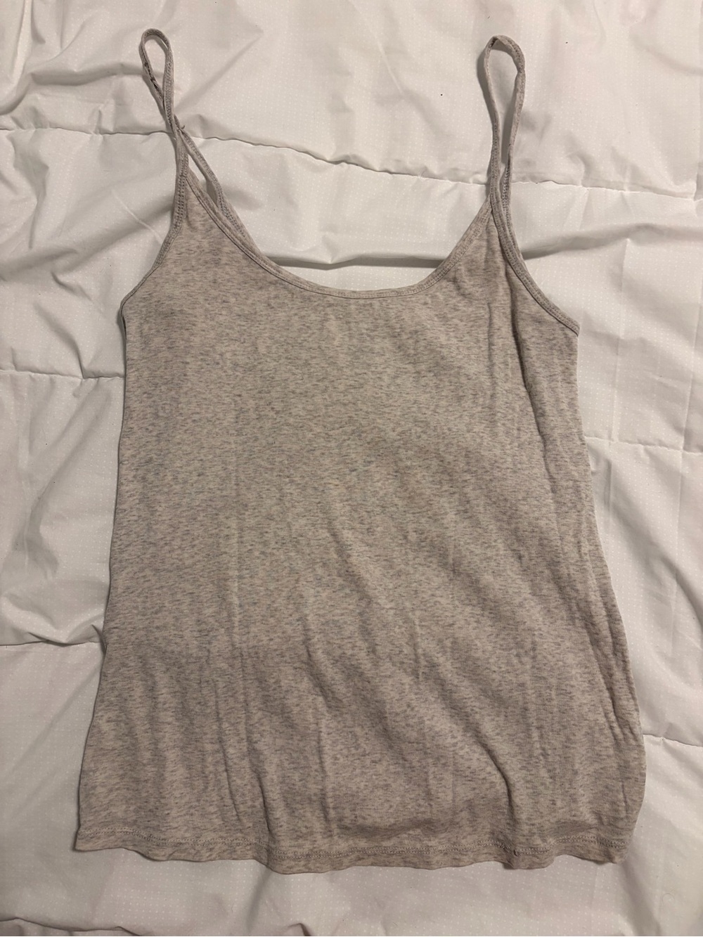 Women's Lightweight Scoop Neck Tank Top - Heather Grey